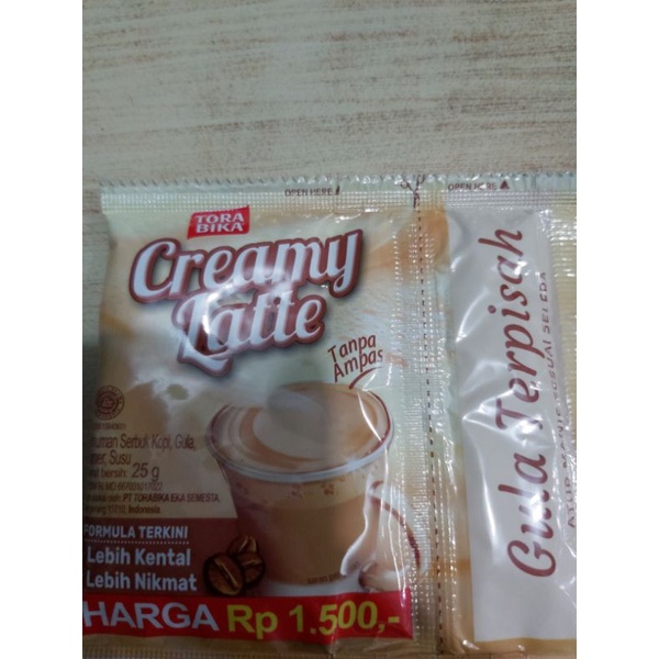 

Torabika Creamy Latte 1 Renceng 10x25G