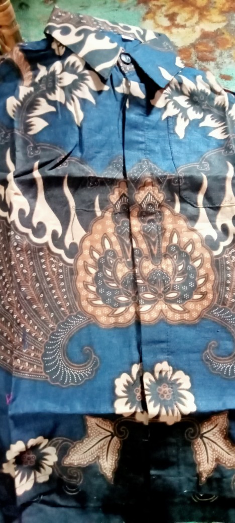 Kemeja Batik Pria Ppbtk07 Modern Lengan Panjang Casual Modis Trendy Masa Kini M L Xl Asli Pekalongan