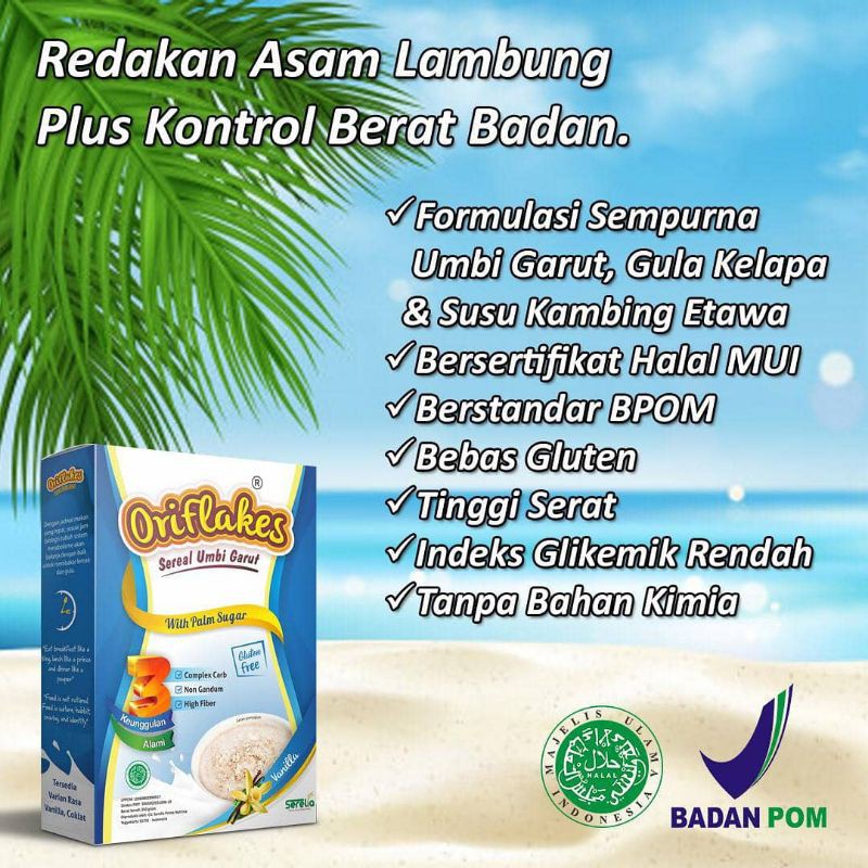 Oriflakes Slim Outmeal Sereal Diet Oatmeal Makanan Diet Rendah Kalori Bpom Oriflakes Slimy Pelangsing Ampuh Terbukti Dan Aman