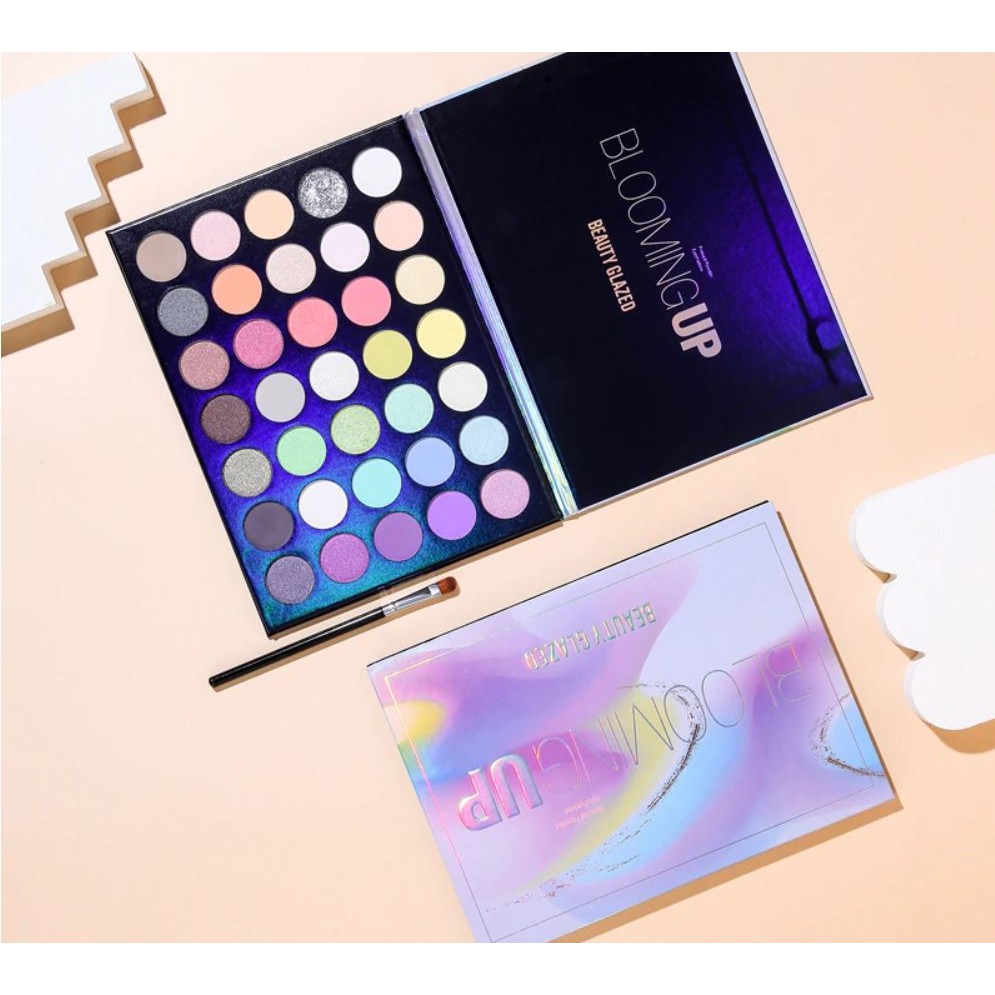 (READY &amp; ORI) CLEARANCE SALE Beauty Glazed Blooming Up Eyeshadow Pallete - B77 B 77