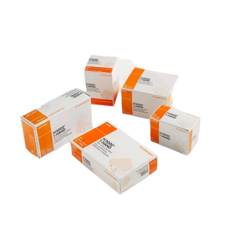 Opsite IV 3000 - dressing IV dengan perekat acrylic yang melindungi dari kontaminasi.