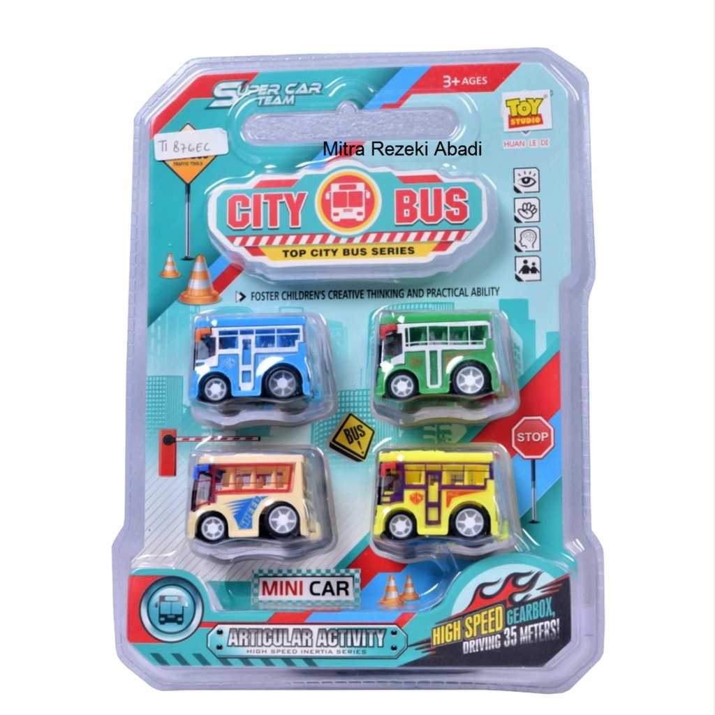 BELI 1 GRATIS 1 !  OBRAL !  SALE !   MOBIL MOBILAN MINI CAR CITY BUS MAINAN ANAK