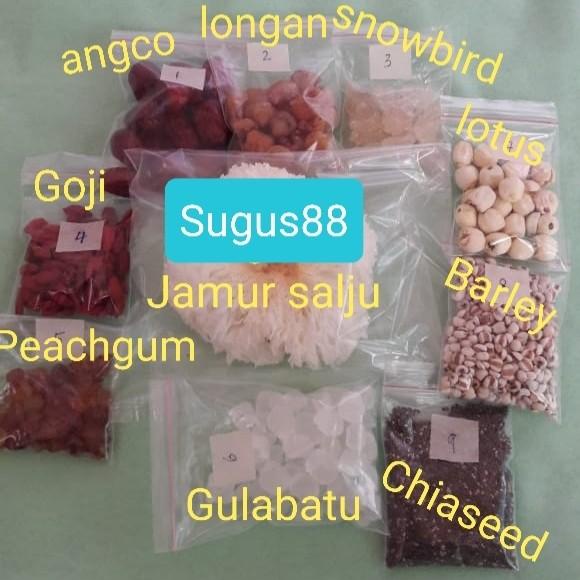 

Paket peach gum dessert premium komplit