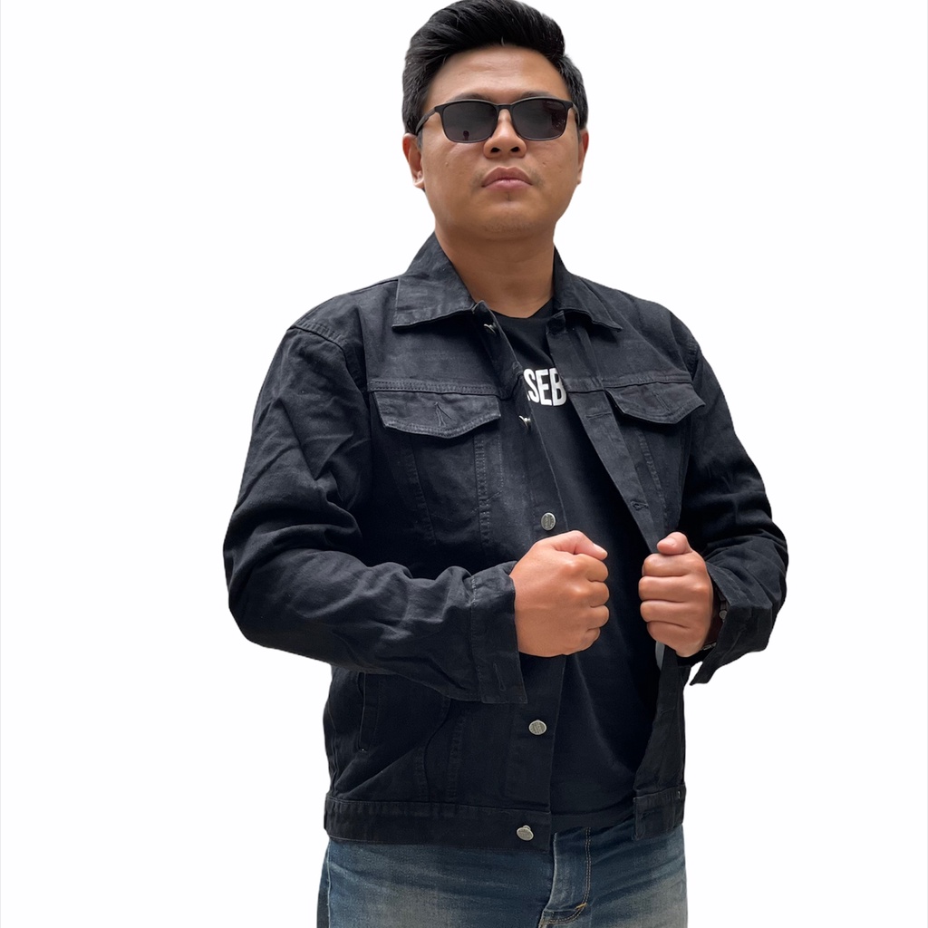 Jaket Denim Pria JUMBO / Jaket Jeans BIG SIZE JUMBO M, L, XL, XXL, XXXL