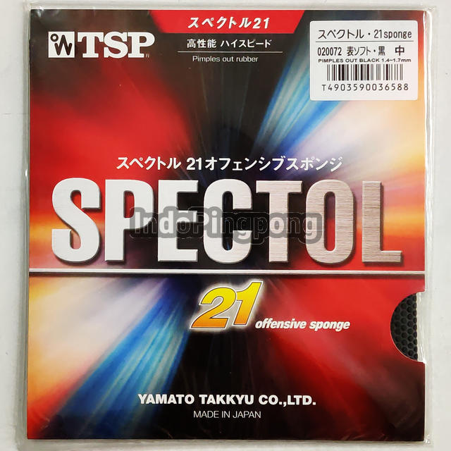 TSP Spectol 21 1.7 - Short Pips Karet Bintik Serang Pendek
