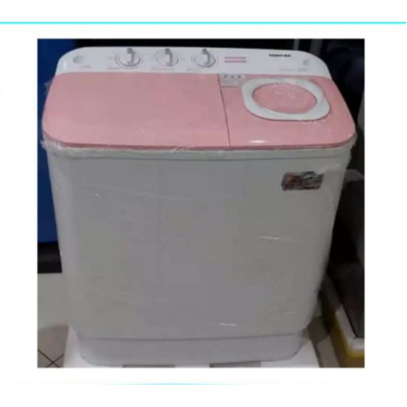 TOSHIBA - WASHING MACHINE TWIN TUBE 6,5 KG ( RED ) VH-H75MN(WR)  FREE ONGKIR (JABODETABEK)