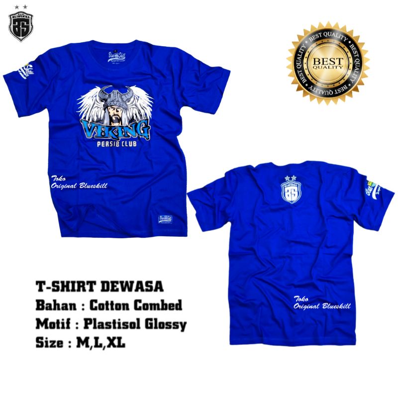 Baju persib / kaos viking persib / atasan kaos persib / kaos originalblueskill terbaru