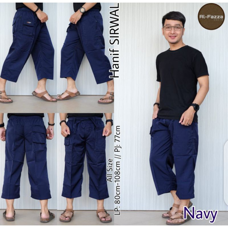 Celana sirwal celana sunnah celana pria Hanif Sirwal