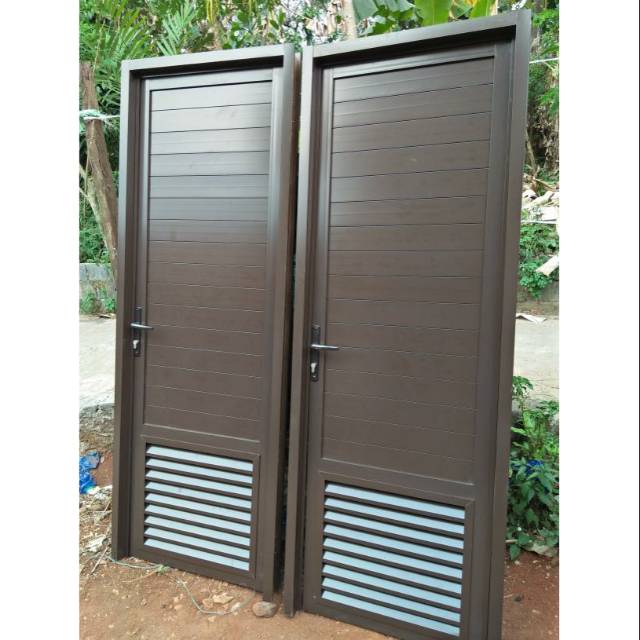 Pintu Kamar Mandi Alumunium / Pintu Alumunium