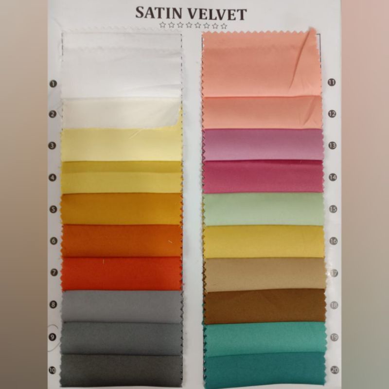 Kain Satin Velvet Premium by roberto cavali / Satin Velvet Harga Per 1 Roll