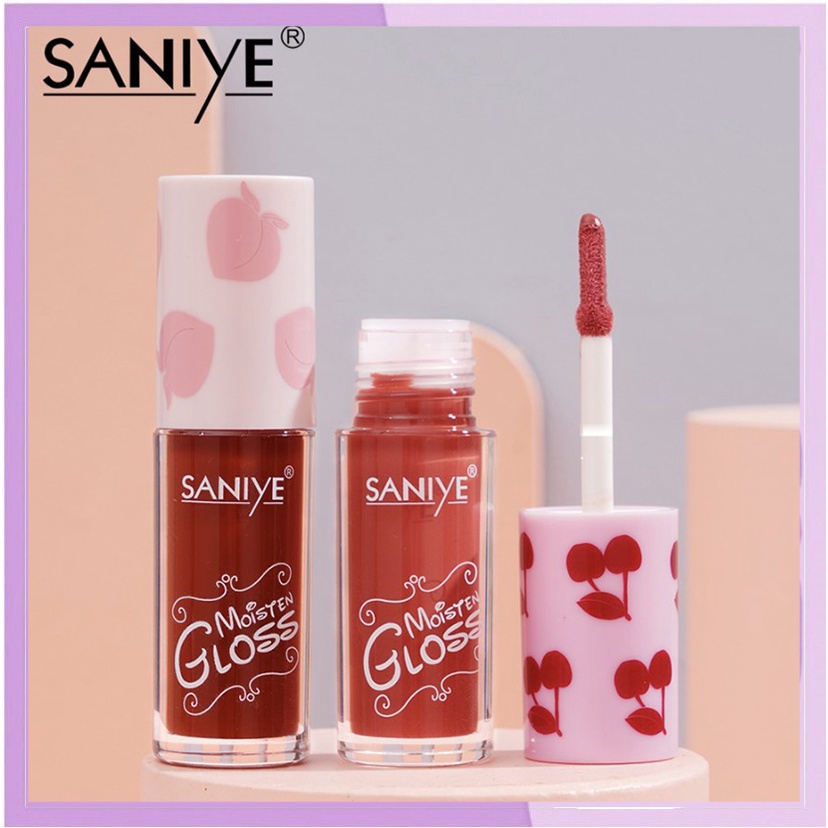 SANIYE Lipstick Cair Kosmetik / Makeup Matte Tahan Lama Melembabkan Bibir  SA004