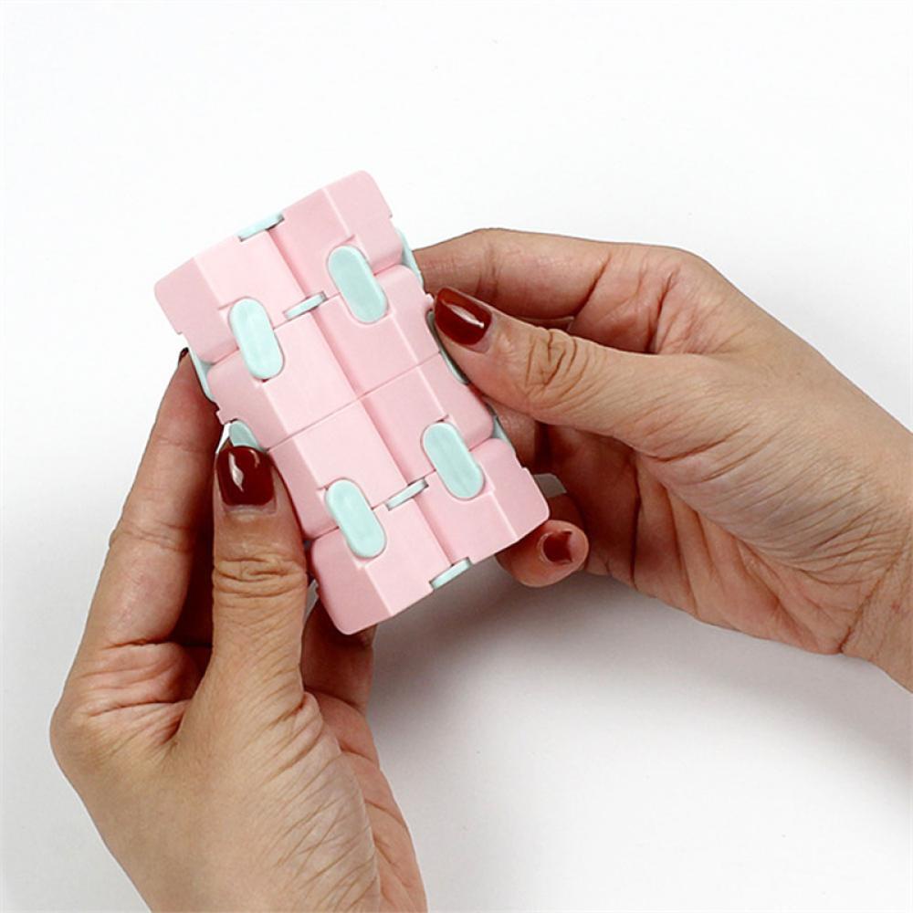 Timekey Mainan Fidget Cube Infinity Mini Untuk Penghilang Stress Anakdewasa G1K5