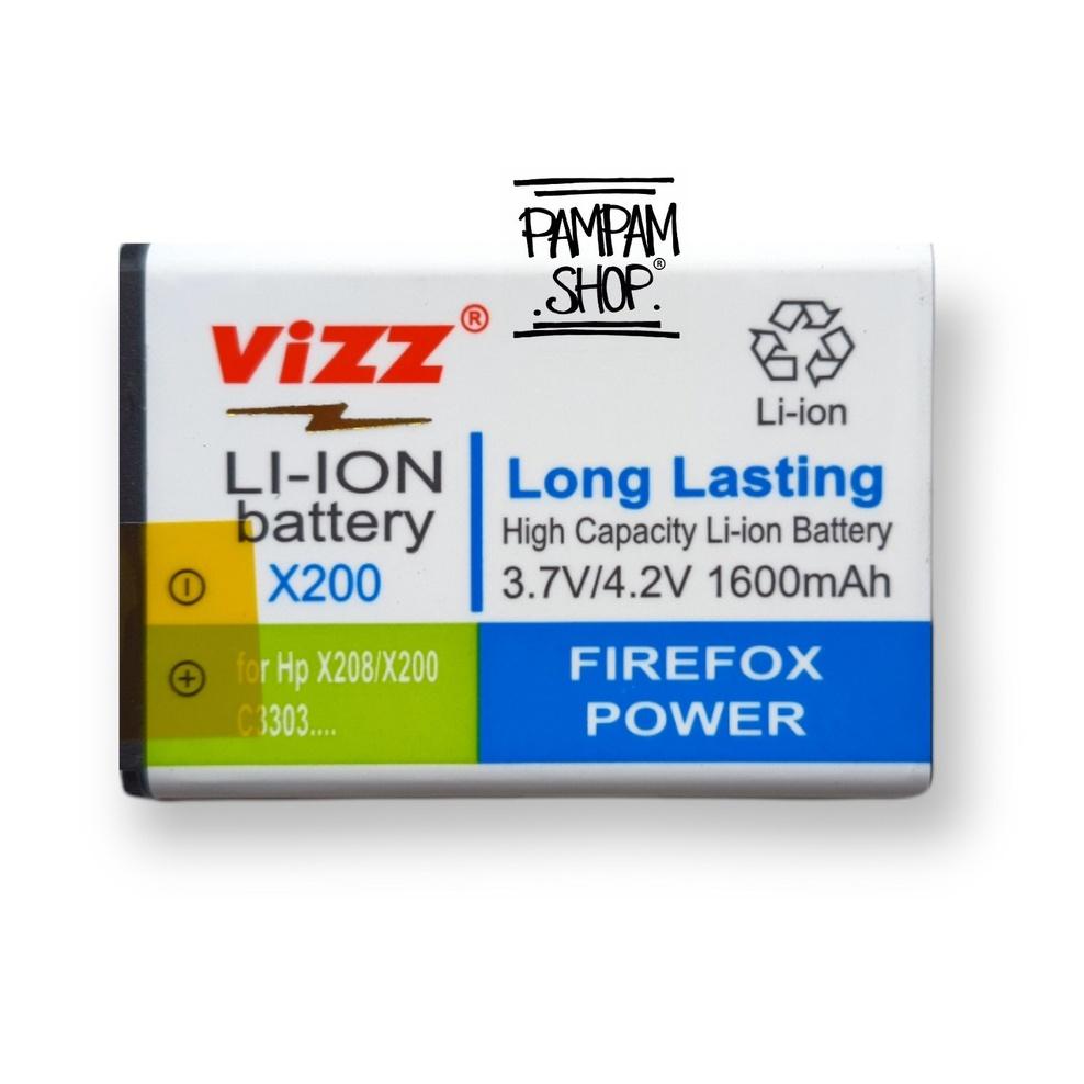 Baterai Vizz Original Double Power Samsung Galaxy Flip E1195 E1272 X150 E1080 Caramel Lipat C3520 Ba