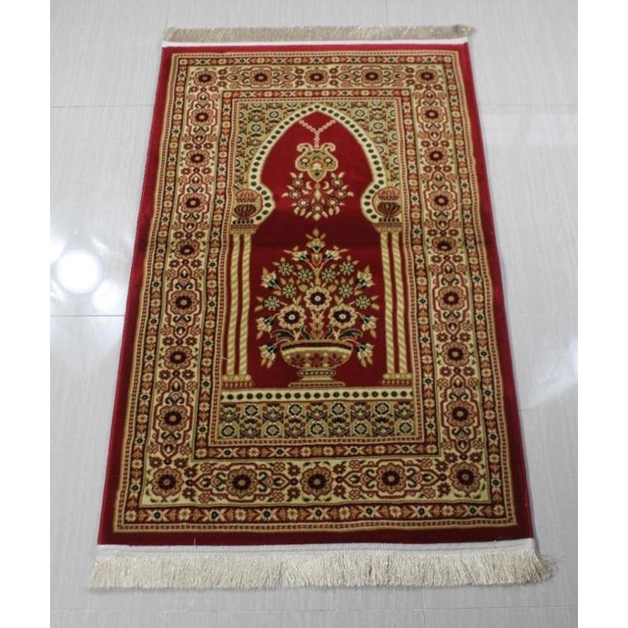 Sajadah Imam Turki Tebal Besar Uk 80x120/Karpet Sejadah Turki Premium