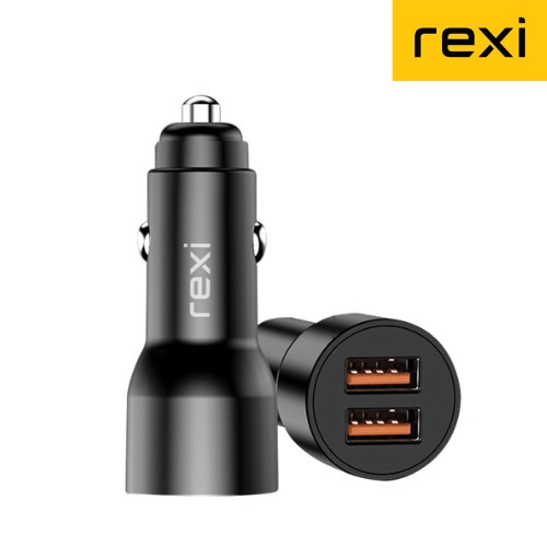 CAR CHARGER REXI 2 USB MICRO QUICK CHARGE 3.4A 17W GB34-M