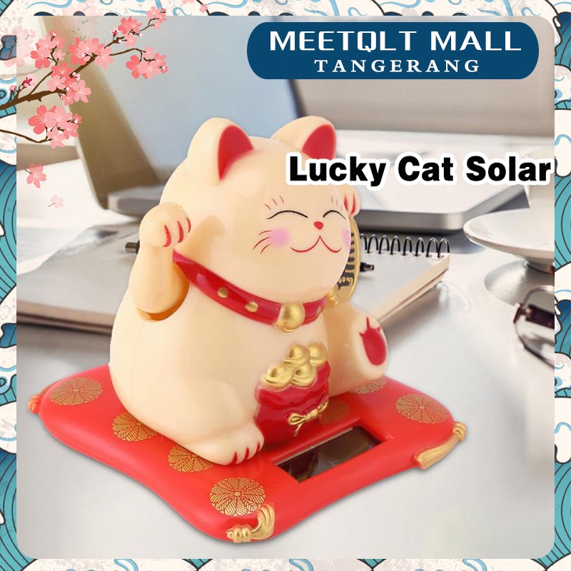 ★SOLAR★Lucky Fortune Cat Ornament Pajangan Hiasan Kucing Rejeki Lucky Cat Rejeki Kucing