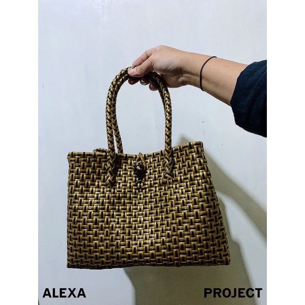 TAS ANYAMAN PLASTIK / TAS SOUVENIR / TAS HAMPERS