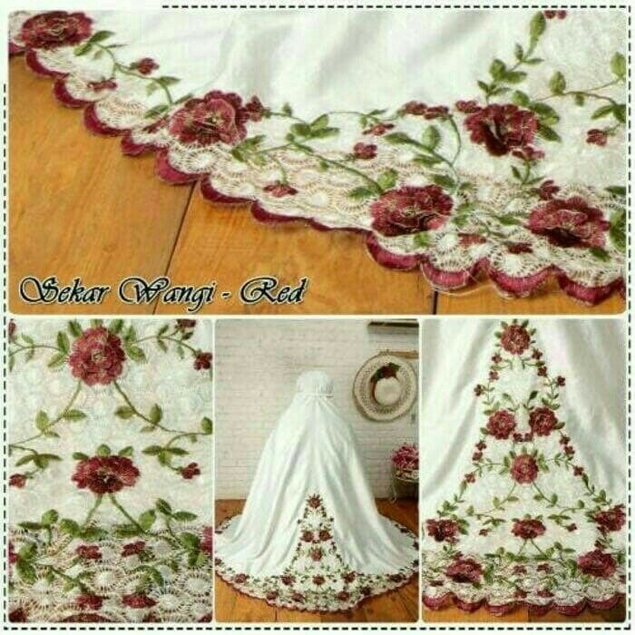 mukena velvet terbaru mukena cantik sutra velvet sekar wangi murah dan bagus
