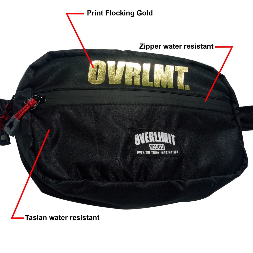 Waistbag Overlimit Waistbag anti air tas samping tas distro