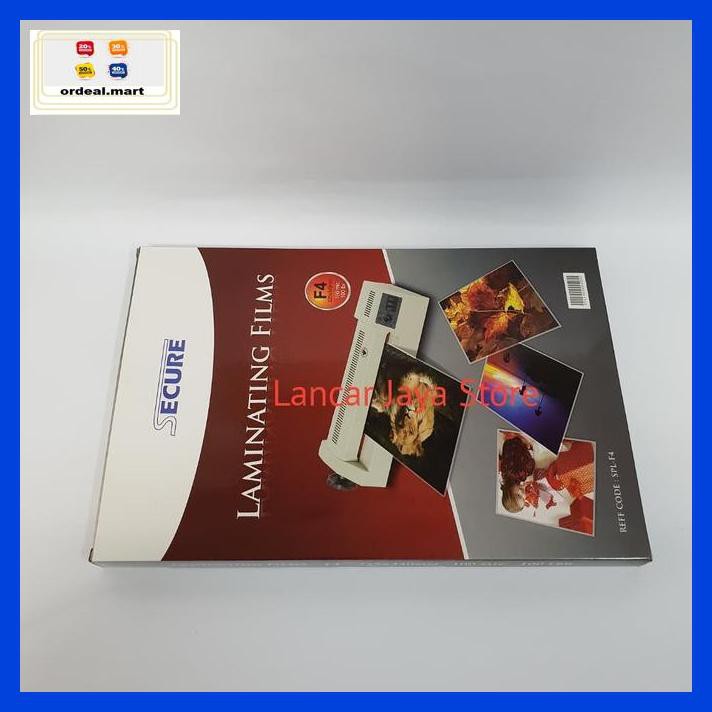 

6Rtiut7- Plastik Laminating Secure F4 100 Micron Laminating Film Secure F4 5Ea5W5-