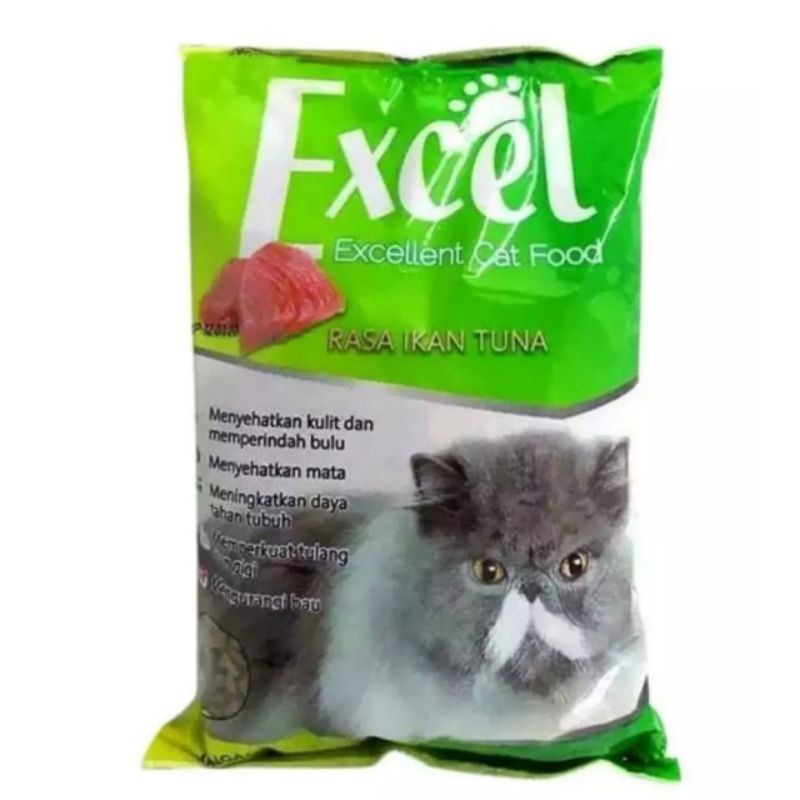 EXCEL Makanan Kucing Kering Repack 500gram