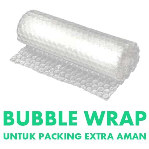 

+ Bubble Wrap Extra untuk Packaging