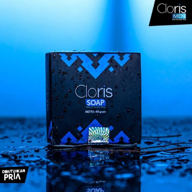 ClorisMen Cloris Soap For Men 40 gram (sabun wajah atau muka khusus pria)