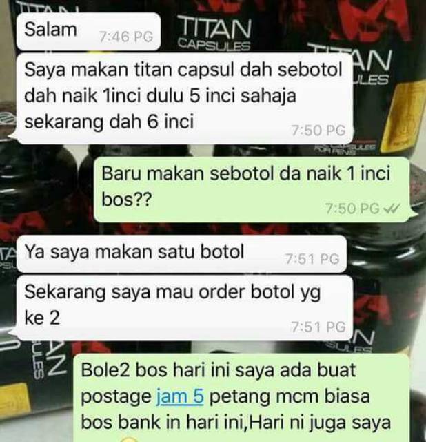 Titan Capsule Asli Original Rusia Spesialis Pembesar Kelamin Pria Shopee Indonesia