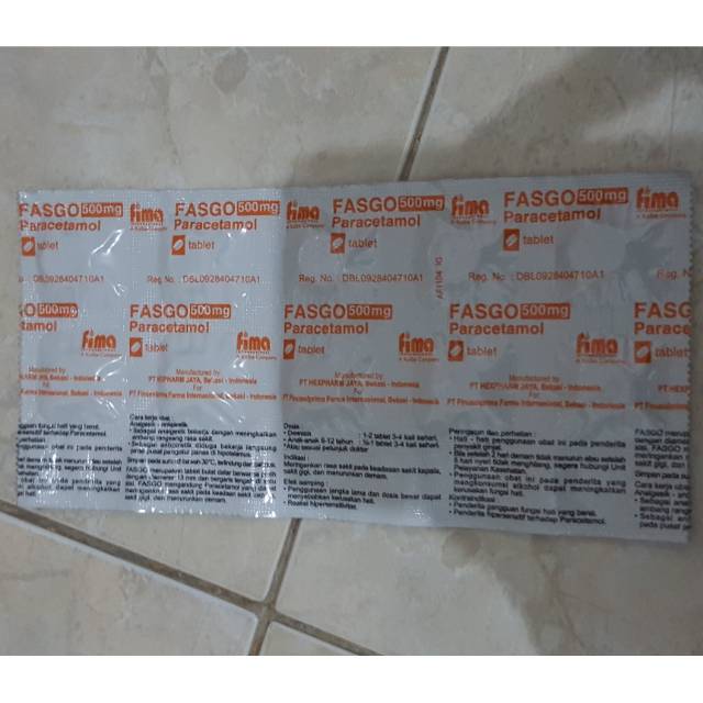 FASGO PARACETAMOL 500MG