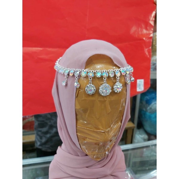 headpice ranai laca assesoris pengantin kalung dahi
