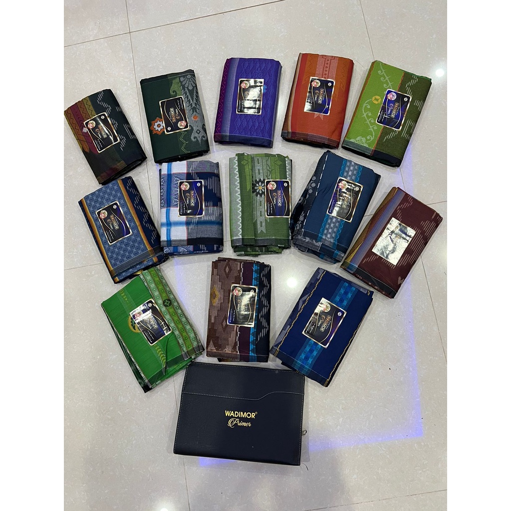 Sarung Tenun Wadimor Primer Kemasan Tas Kulit Elegance