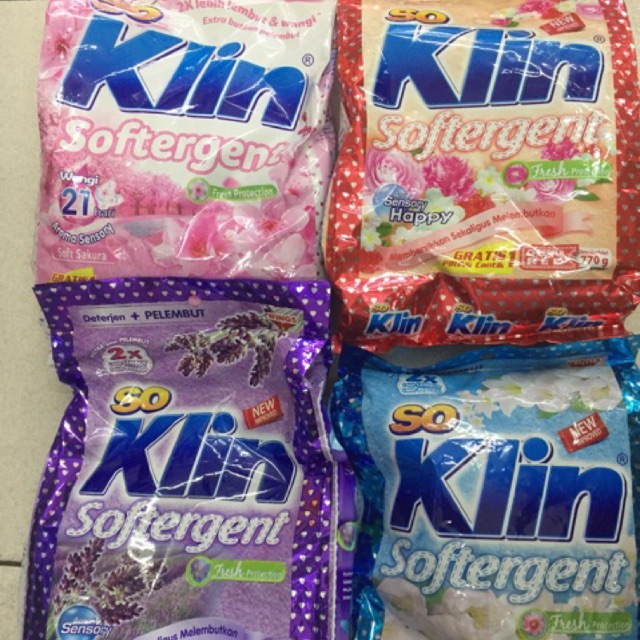 PROMO  Soklin detergent bubuk 770gr