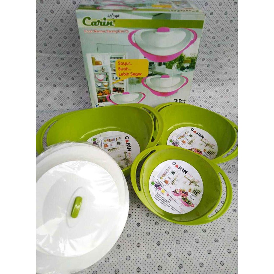 FOOD CONTAINER CARIN WARE 3 PCS