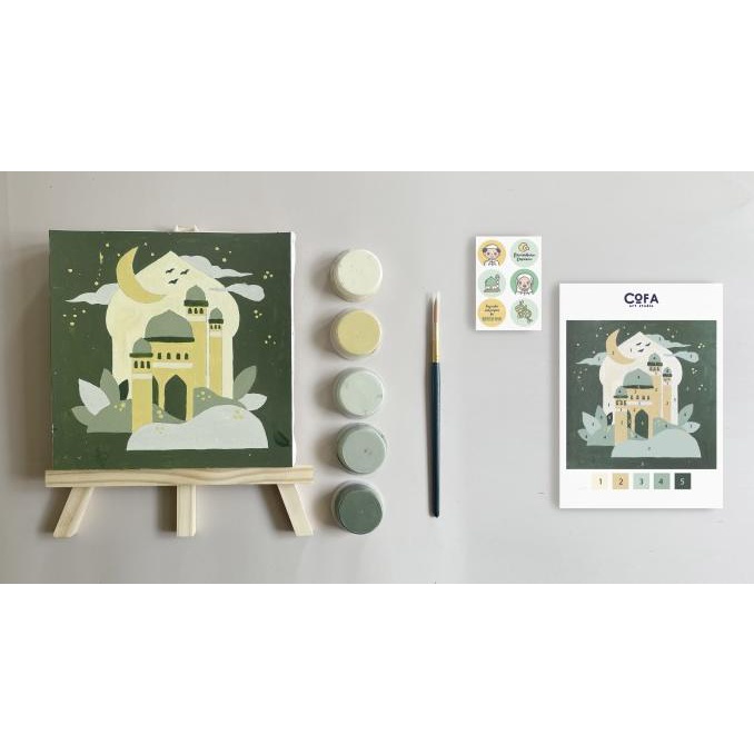 

mosque paint by number / art set ramadhan spesial