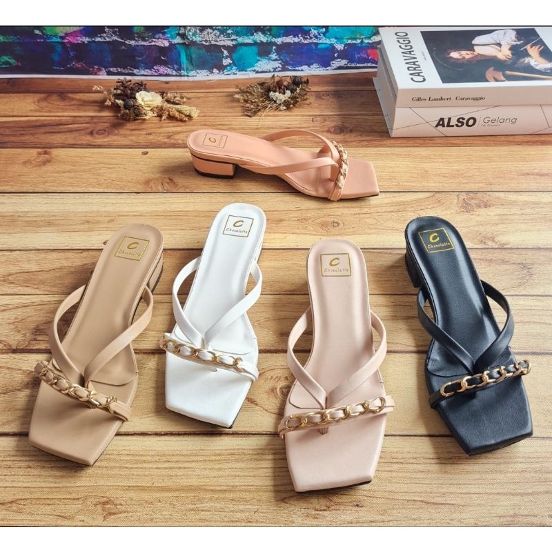 ABBUSHOES Bn 01 hak tahu jepit rantai velupe 3cm