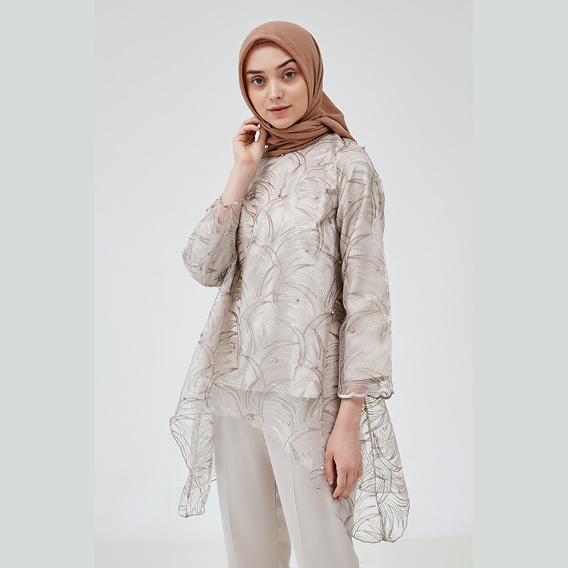 

MFMW "Olla" Set Blouse Celana Mocca Wanita