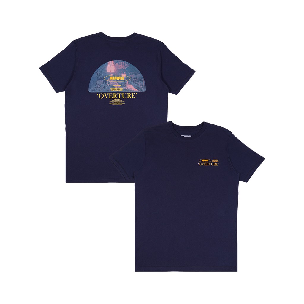 MORWICK - Kaos Short Sleeve Lengan Pendek Pria - Overture - Navy