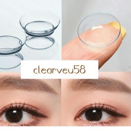 <WiQ ✩> Softlens CLEARVUE 58 (-7.50 s/d -12.00) / Soflens Bening Minus Tinggi / Softlen Clear Min Ti