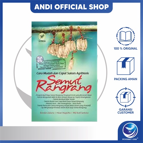 Penerbit Andi - Cara Mudah Dan Cepat Sukses Agribisnis Semut Rangrang+cd(FC) - Bondan Zakaria, Hasan