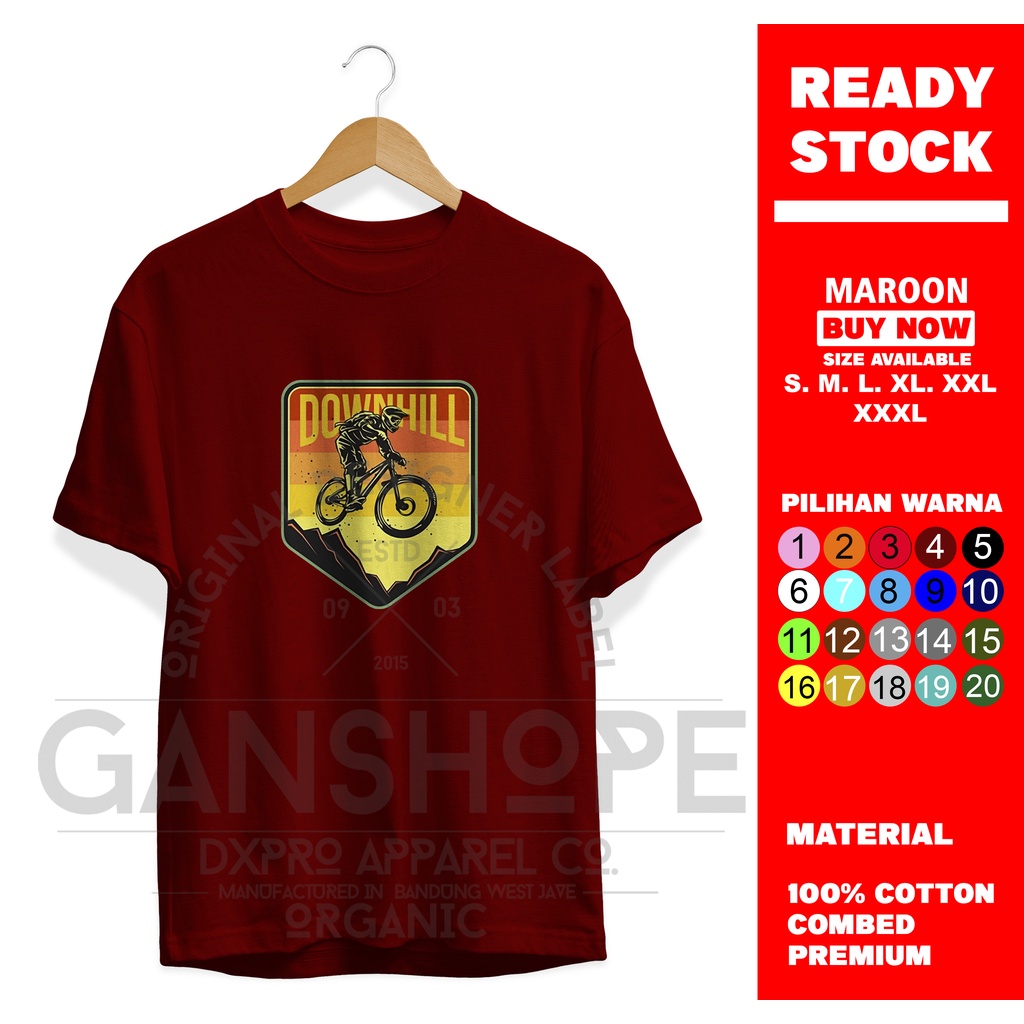 T'SHIRT BAJU SEPEDA DOWNHILL | GOWES MTB ORIGINAL DISTRO PRO X