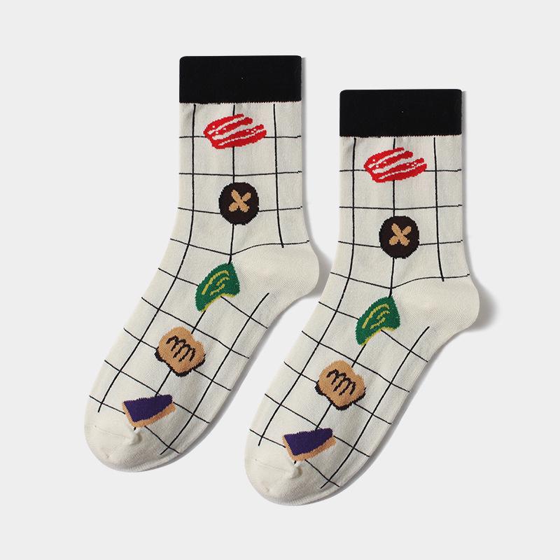  Kaos  Kaki Motif  Kartun Sushi Jepang  Bahan Katun Untuk 