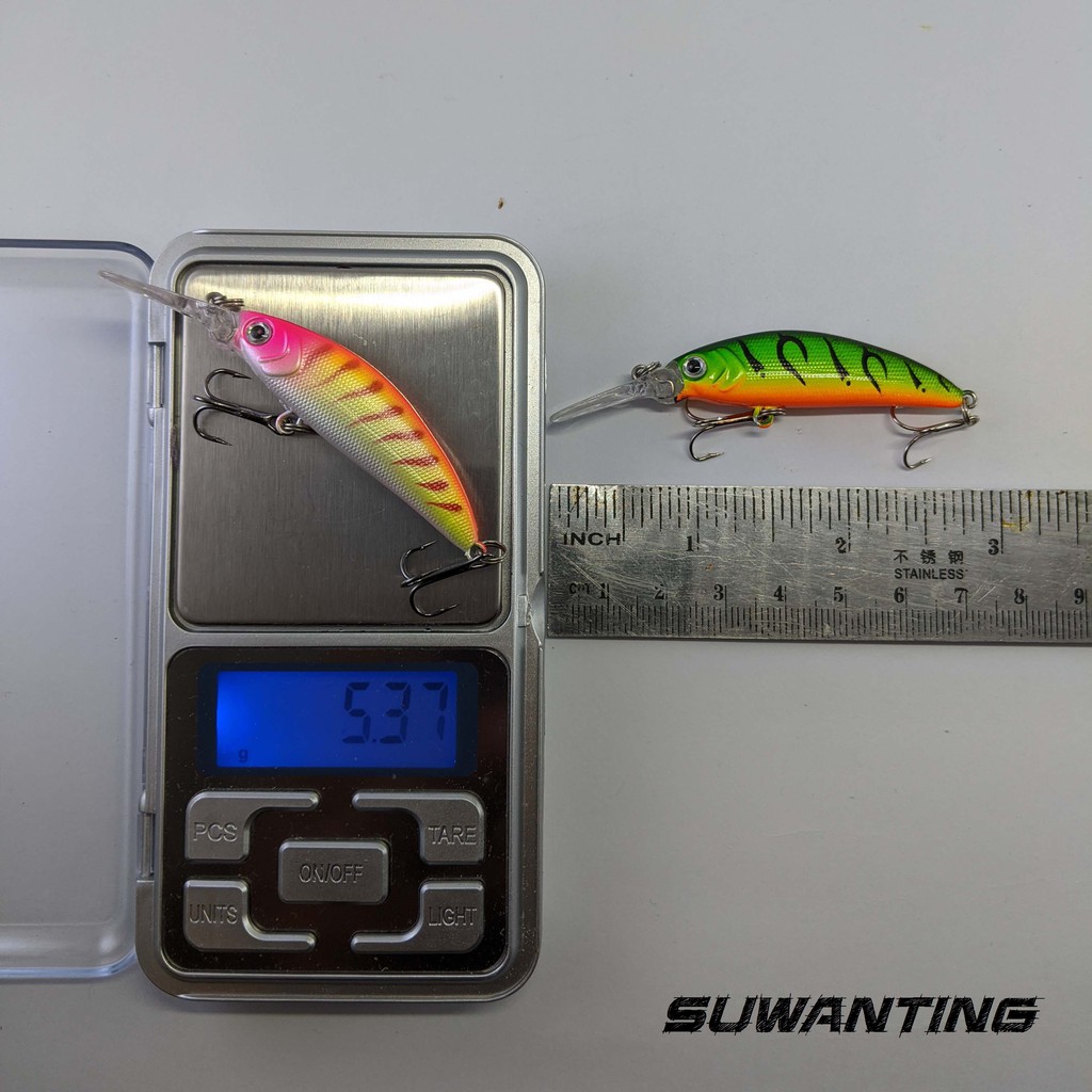 Umpan Lure Minnow 70mm 5.7g Wobbler Ultralight Longlip