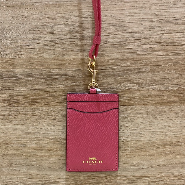 

COACH — CROSSGRAIN LEATHER LANYARD ID CARD (ORI)