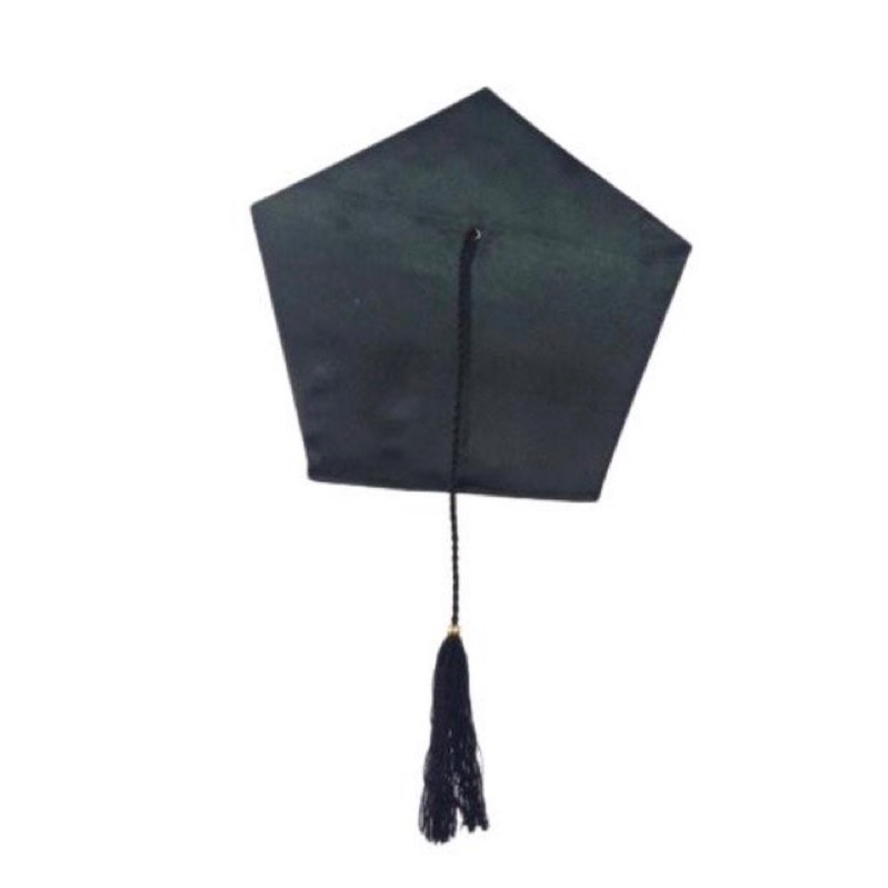 Jubah, sleber, dan topi wisuda