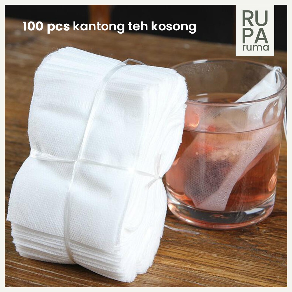 Kantong Teh Celup Kosong 100 PCS Food Grade Tea Bag