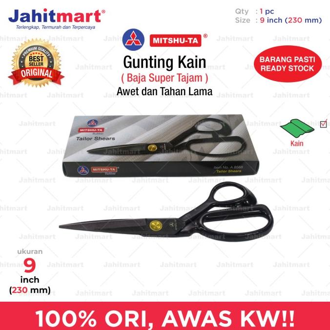 

Ready Stock Gunting "Mitshu-Ta" Tailor Shears 9" Termurah
