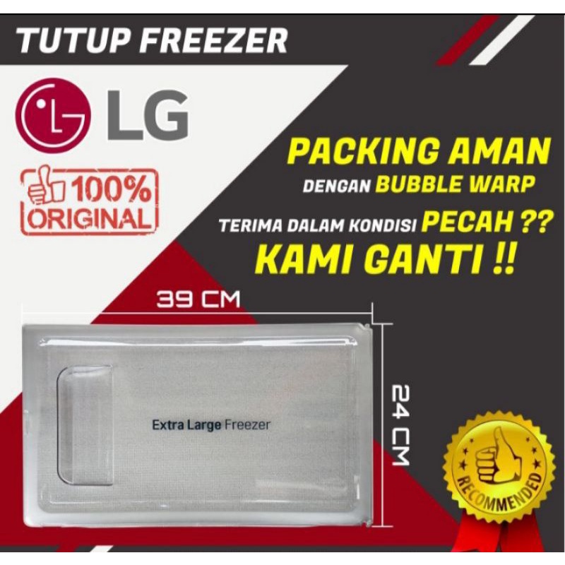 Tutup freezer kulkas LG 1 pintu original 100%