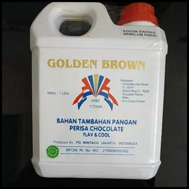

Golden Brown Coklat Flavour N Colour Pasta 1 Liter