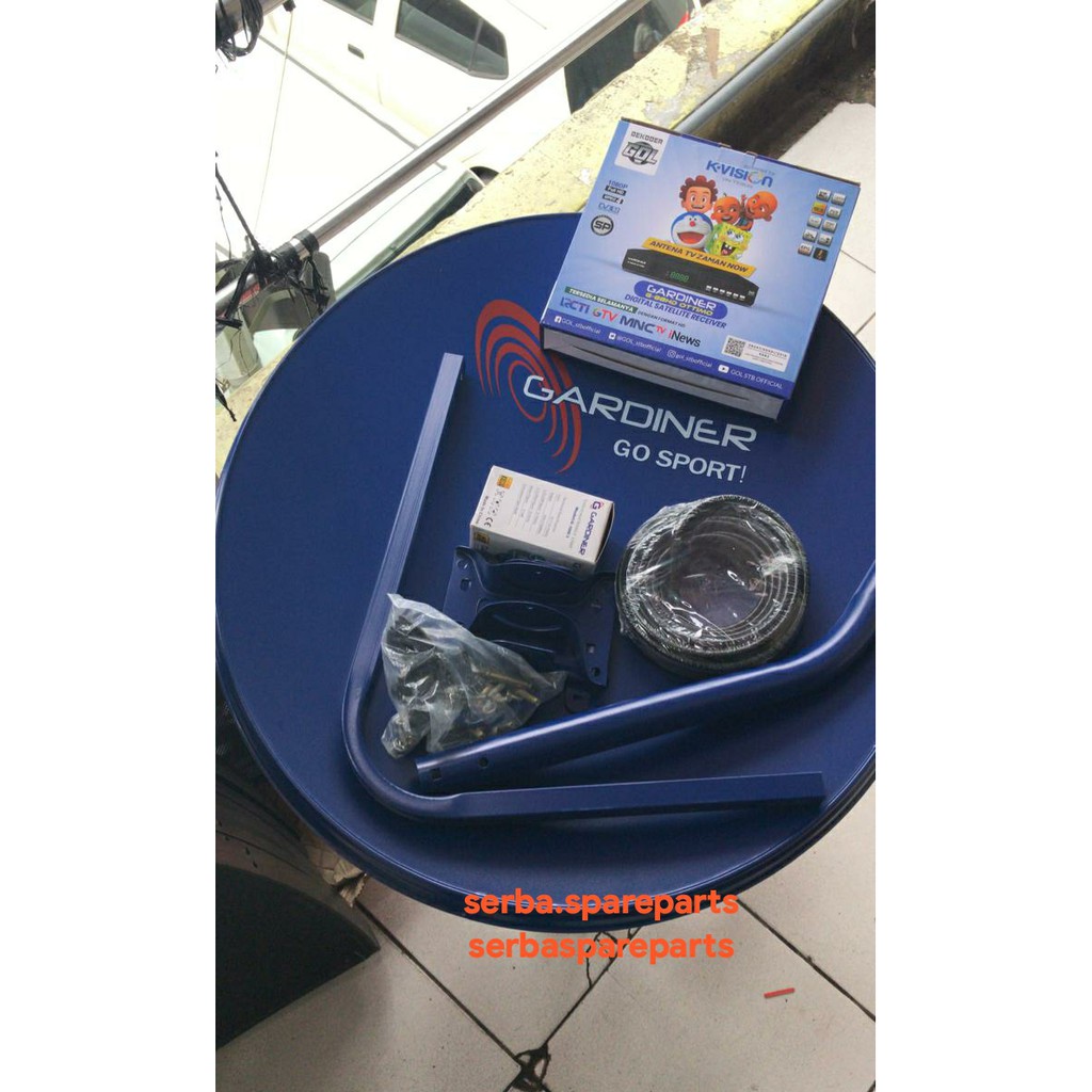 K-Vision Gardiner G-88HD Ottimo 1 Paket Dengan Dish KU 60CM