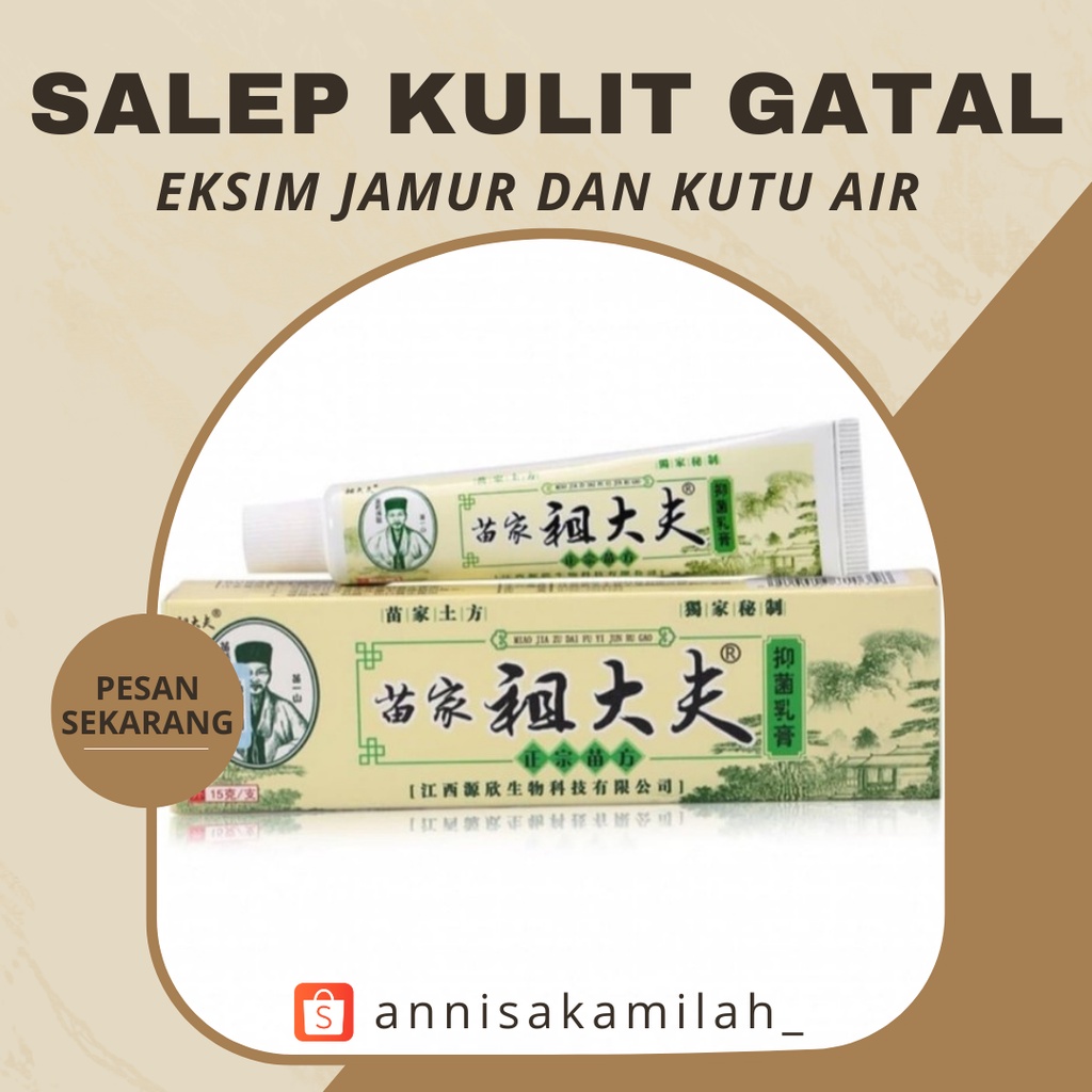 Jual Salep Zudaifu Obat Gatal Alergi 100 Ori Herbal Eksim Jerawat